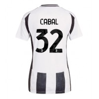 Maglia Calcio Juventus Juan Cabal #32 Prima Divisa Donna 2024-25 Manica Corta